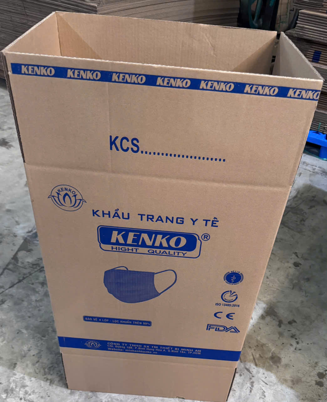 Thùng Carton Khẩu Trang Bình Dương